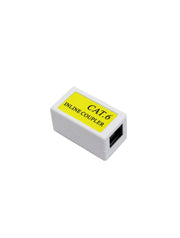 Coupleur RJ45 femelle à femelle – Catégorie 6 – Blanc