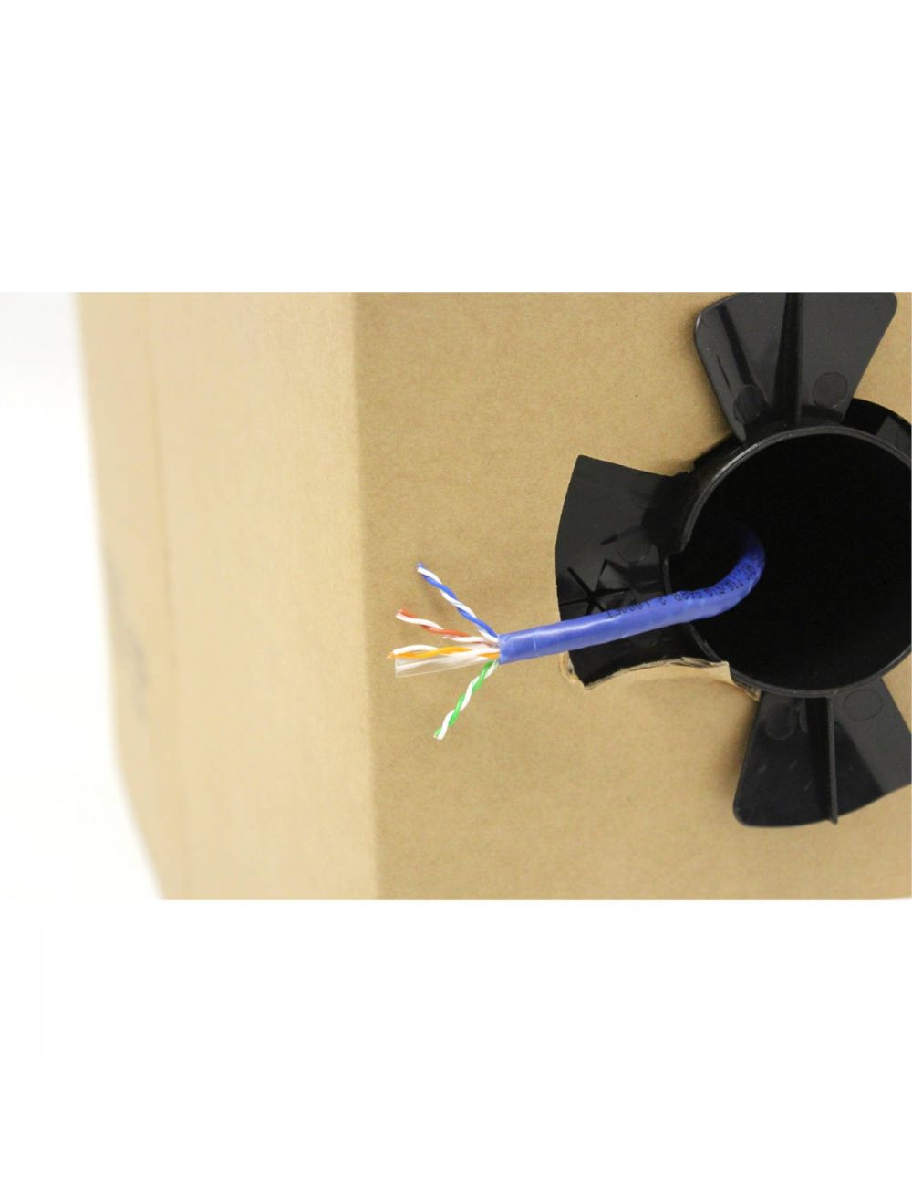 Câble réseau Cat6e – 1000 pieds – Bleu