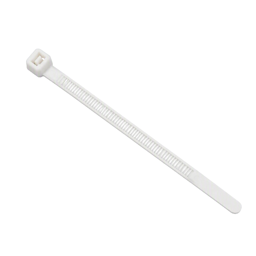 Attaches Autobloquantes 7,5'' Blanches (Paquet de 1000)
