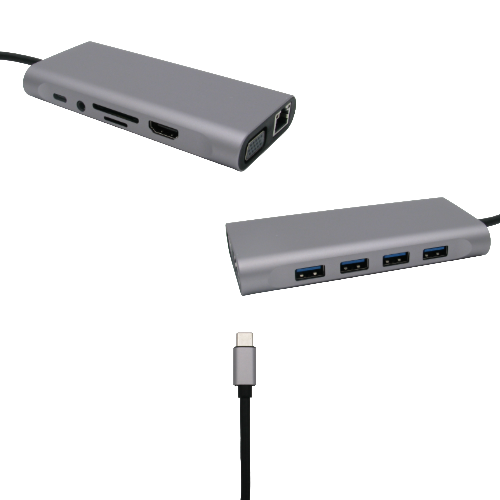 Concentrateur USB‑C 1 en 11