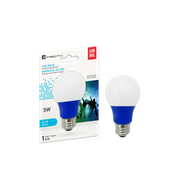 Ampoule de fête DEL – A19 – 5W – Bleu – E26