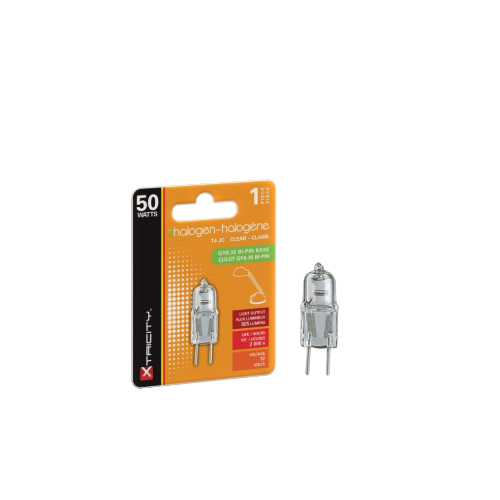 Ampoule halogène graduelle – T4 JC – 50W – GY6.35 – 12V