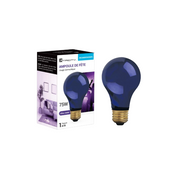Ampoule de fête A19 – Ultraviolet – 75W – E26 – 130V – Noir