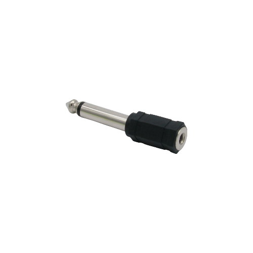 Adaptateur 3,5 mm stéréo femelle → 6,3 mm mono mâle