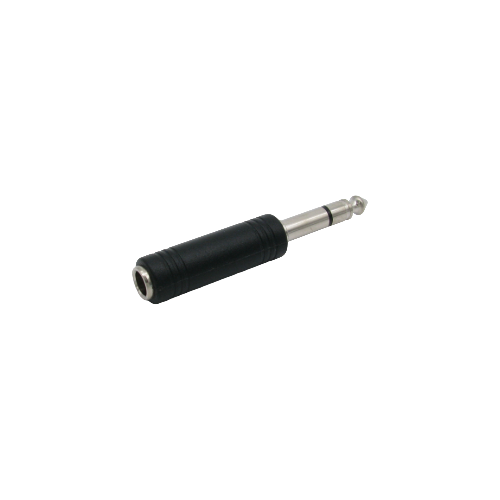Adaptateur 6,3 mm mono femelle → 6,3 mm stéréo mâle