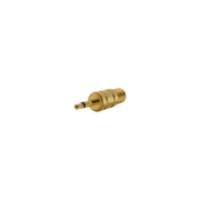 Adaptateur F-81 à 3.5mm mono mâle plaqué or