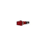 Témoin lumineux carré – 28,5 mm – 12 V – Rouge