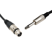 Câble audio 1/4" mono mâle vers XLR femelle