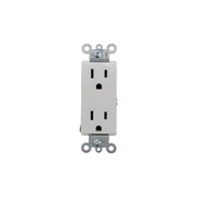 Prise murale Décora simple – 125 V – 15 A – Blanc