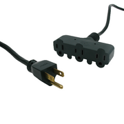 Rallonge extérieure – 50 pieds, 3 prises, 16 AWG