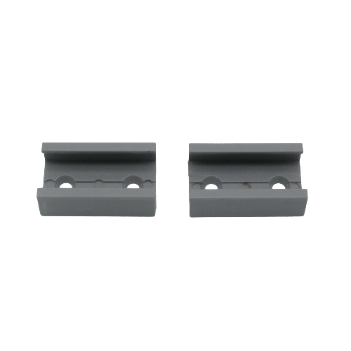 Jonction pour rail en aluminium – Bande DEL – Gris – Paquet de 2