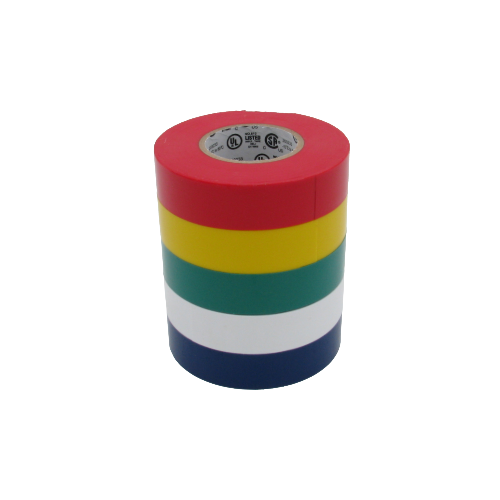 Ruban électrique – Paquet de 5 couleurs assorties