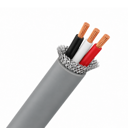 Câble multibrins – 18 AWG / 3 conducteurs – Blindé (Shield) – Vendu au mètre
