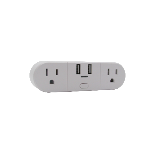 Prise murale intelligente – 2 prises CA + 2 ports USB-A