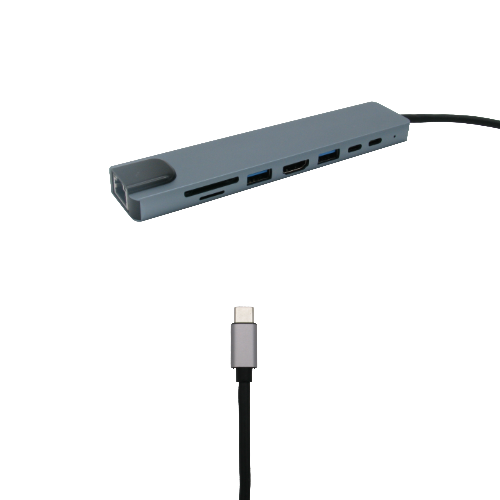 Concentrateur USB‑C 8 en 1