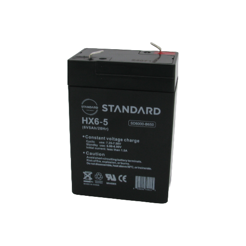 Batterie rechargeable au plomb‑acide scellée – 6 V – 4 Ah