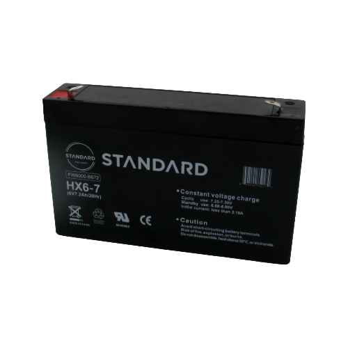 Batterie rechargeable plomb‑acide – 6 V – 7,2 Ah