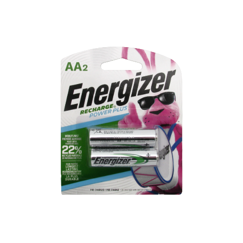 Piles AA rechargeables Energizer NiMH – 1,2 V – 2300 mAh – Paquet de 2