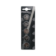 Piles bouton CR2016 Procell Lithium – 3 V – Paquet de 5