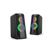 Haut‑parleurs rétroéclairés RVB pour ordinateur – USB / 3,5 mm