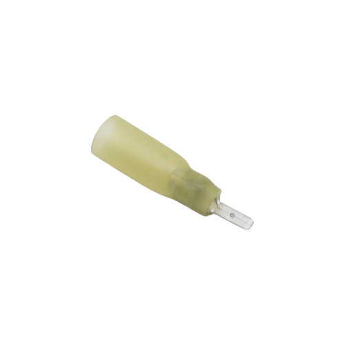 Terminal à lame mâle thermorétractable double baril – .110" – 12‑10AWG – Paquet de 10