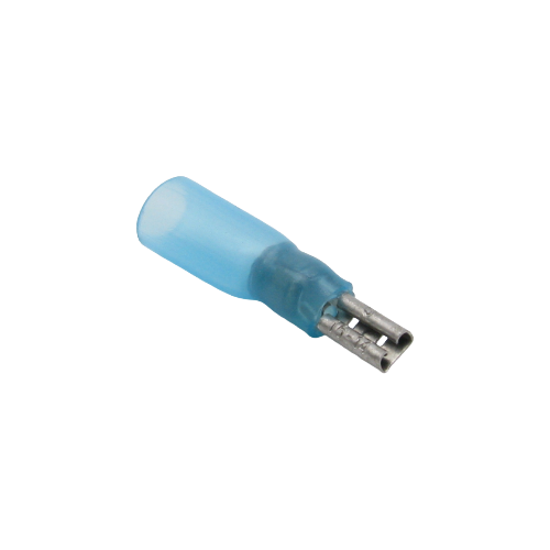 Terminal à lame femelle thermorétractable double baril – .110" – 16‑14 AWG – Paquet de 10
