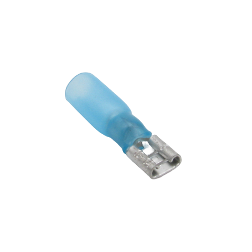 Terminal à lame femelle thermorétractable double baril – .187" – 16‑14 AWG – Paquet de 10