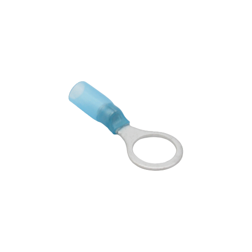 Terminal à anneau thermorétractable double baril – Vis 3/8" – 16‑14 AWG – Paquet de 10