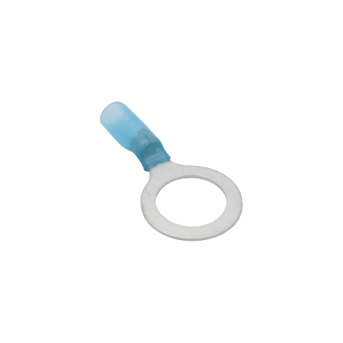 Terminal à anneau thermorétractable double baril – Vis 1/2" – 16‑14 AWG – Paquet de 10