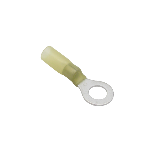 Terminal à anneau thermorétractable double baril – Vis 5/16" – 12‑10 AWG – Paquet de 10