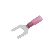 Terminaux à fourchette thermorétractables double paroi – Vis 5/16" – 22‑18 AWG – Paquet de 10