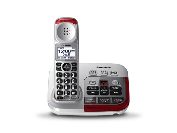 Téléphone amplifié sans fil KX-TGM490S de Panasonic