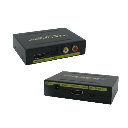 Extracteur audio HDMI 4K vers HDMI avec SPDIF optique et L/R