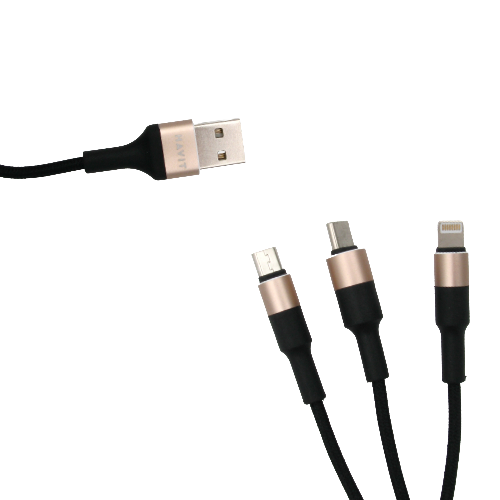 Câble 3 en 1 pour cellulaire