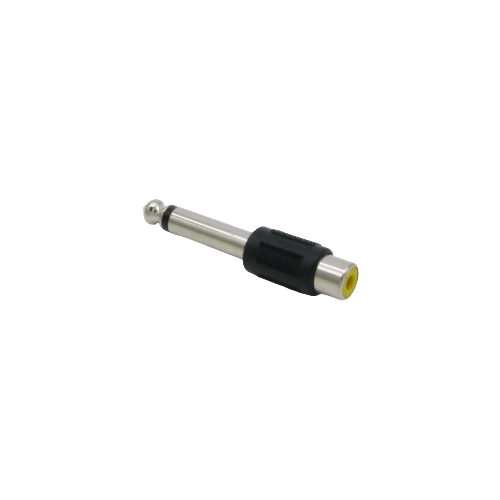 Adaptateur RCA femelle → 6,3 mm (1/4″) mono mâle