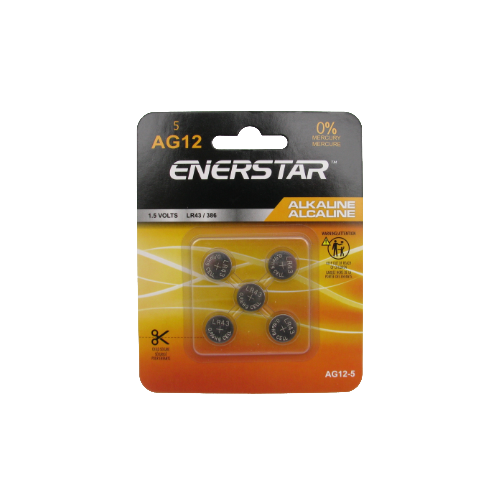 Piles AG12 – paquet de 5