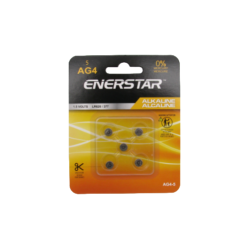 Piles AG4 – paquet de 5