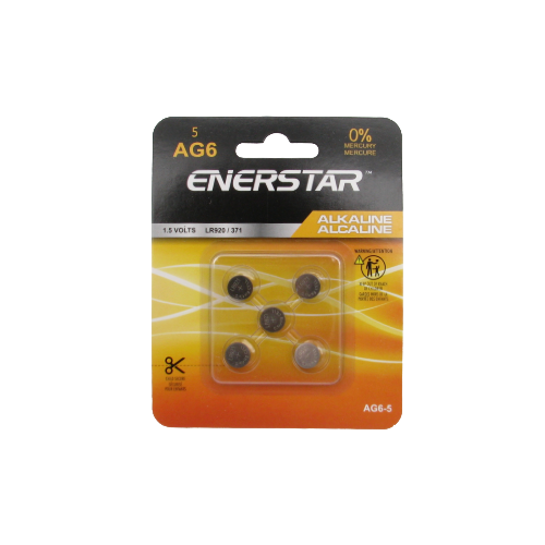 Piles AG6 – paquet de 5