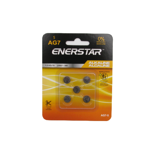 Piles AG7 – paquet de 5