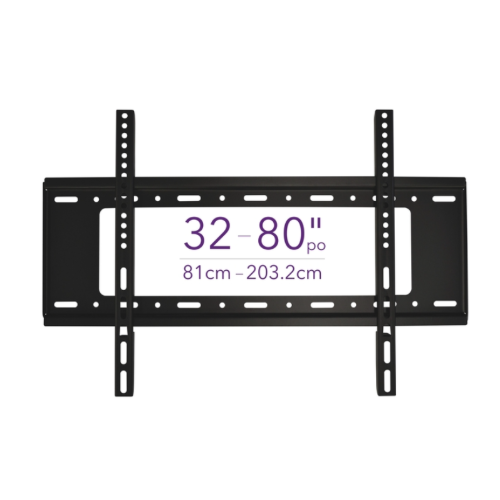 Support télé mural fixe – 32 à 80 pouces