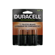 Piles AA Duracell rechargeables – Paquet de 4
