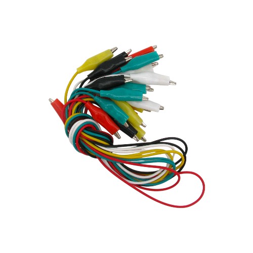 Câble de vérification avec pince petite – Ensemble de 10 fils - 21 pouces