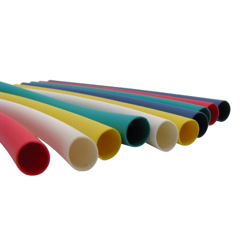 Tubes thermo-rétractables double paroi – 1/4" (6,4 mm) – Paquet de 10 couleurs multiples