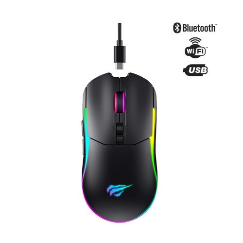 Souris gaming sans fil + Bluetooth