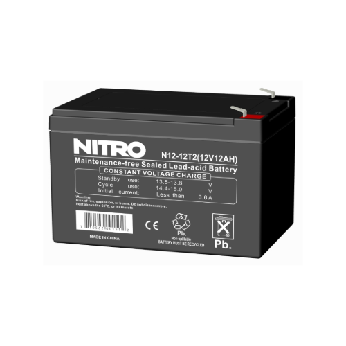 Batterie rechargeable au plomb‑acide scellée – 12V – 12Ah