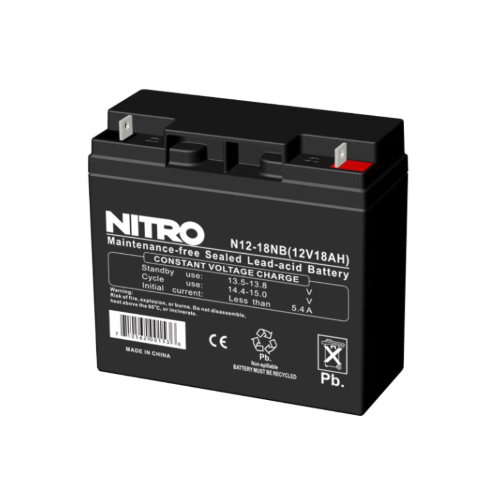 Batterie rechargeable au plomb‑acide scellée – 12V – 18Ah