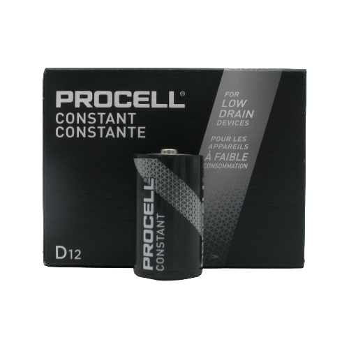 Piles D Procell alcalines – 1.5 V – Paquet de 12