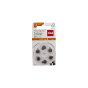 Batteries zinc‑air format 13 – paquet de 6