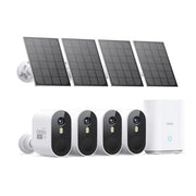 Ensemble caméra solaire AOSU C7P-4H – 4 caméras