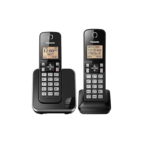 Panasonic KX‑TGC382B – Téléphone sans fil